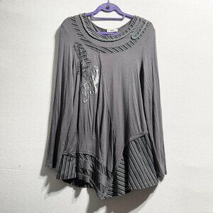 vintage hendi tunic long top size L